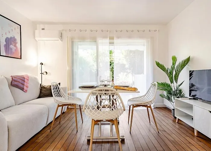 Apartment Elegant Cocon Sur La Croisette Parking Terrasse Et Jardin Cannes